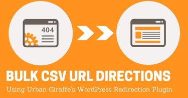 Setup Bulk CSV URL Redirections